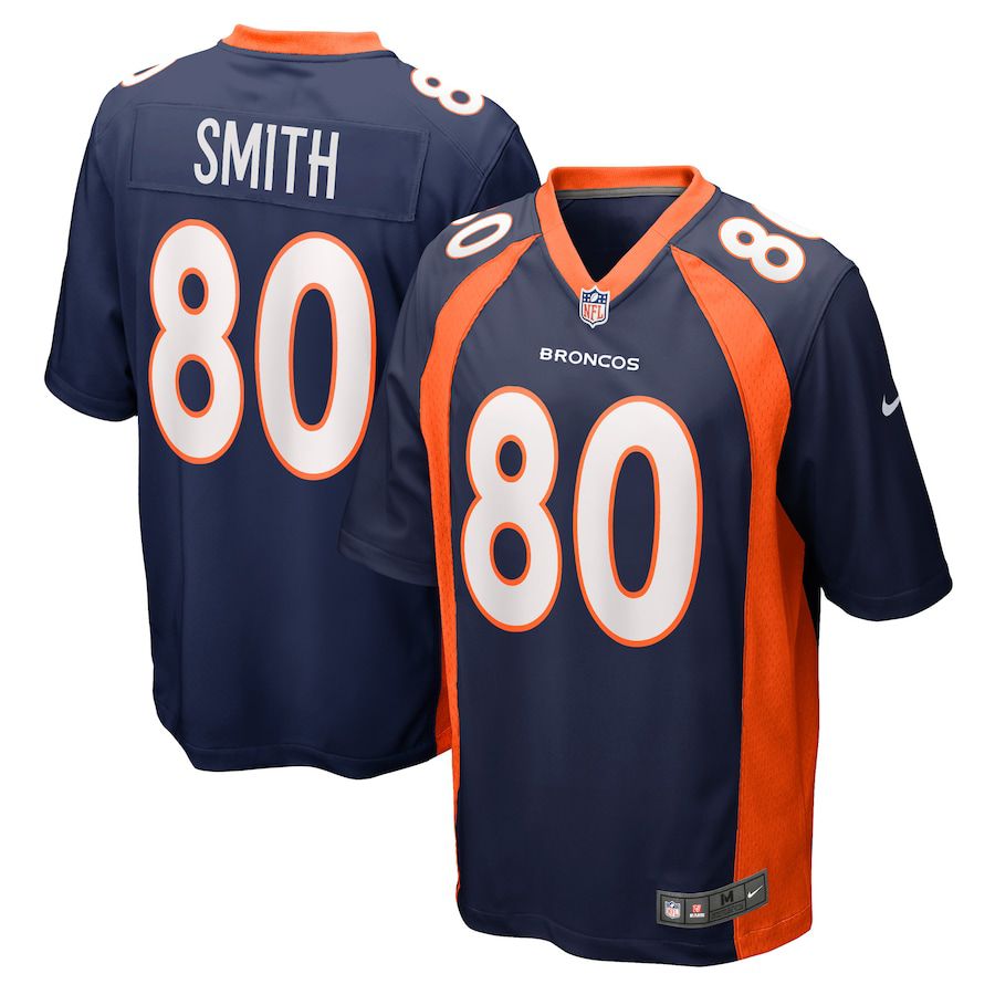 Men Denver Broncos #80 Rod Smith Nike Navy Retired Player NFL Jersey
